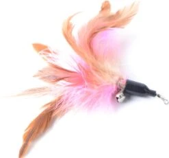 FUZLY - Kattenspeelgoed - Hengel Met Veer - Hengel Met 5 Opzetstukjes - Kattenspeeltjes - Bewegend Kattenspeelgoed- Kattenspeeltjes Intelligentie - Kattenhengel - Kattenspeeltje Interactief -Katten Benodigdheden Winkel 1200x1119