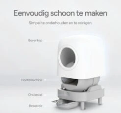 Petree Cube - Zelfreinigende Kattenbak - Automatisch - Bedienen Via De App - Katten - Anti-geur - 60 X 52 X 64 Cm 23 Petree Cube - Zelfreinigende Kattenbak - Automatisch - Bedienen Via De App - Katten - Anti-geur - 60 X 52 X 64 Cm -Katten Benodigdheden Winkel 1200x1121 4