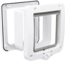 Trixie 4-Weg Kattenluik Inclusief Tunnelstuk Zwart - 20X22 CM -Katten Benodigdheden Winkel 1200x1121 5