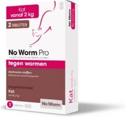 Exil No Worm Pro - Kat - 2 Tabletten -Katten Benodigdheden Winkel 1200x1124 6