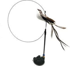 Kattenspeelgoed - Simulatie Vogel - Interactieve Grappige Kattenspeeltjes - Kattenhengel Met Zuignap + 4 Vogels + Een Kattenhengel GRATIS -Katten Benodigdheden Winkel 1200x1125 8