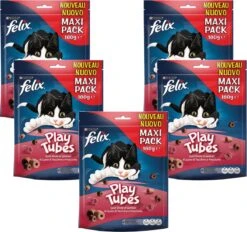 Felix PlayTubes - Kattensnacks Kalkoen & Ham - 5 X 180g -Katten Benodigdheden Winkel 1200x1127 3