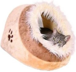 Trixie Kattenmand Iglo Minou Beige / Bruin - 41X35X26 CM -Katten Benodigdheden Winkel 1200x1127 9
