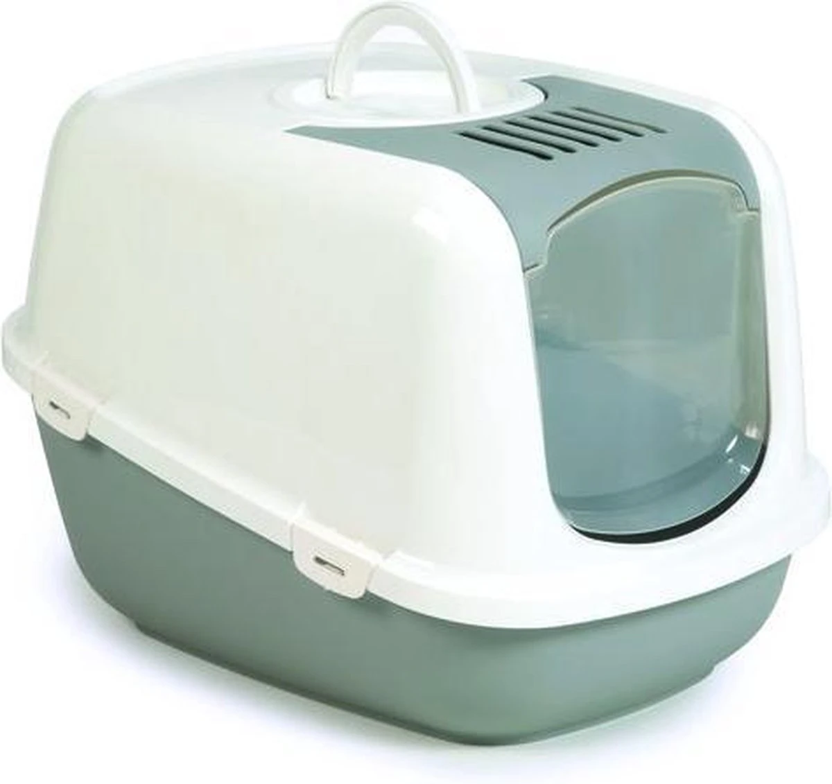 Savic Nestor Jumbo - Grijs - Kattenbak - 66 X 48 X 46 Cm 9 Savic Nestor Jumbo - Grijs - Kattenbak - 66 X 48 X 46 Cm - Afbeelding 7