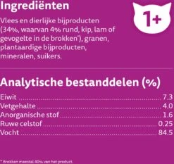 Whiskas 1+ Natvoer - Classic - Selectie In Saus - Maaltijdzakjes 80 X 85 G -Katten Benodigdheden Winkel 1200x1134