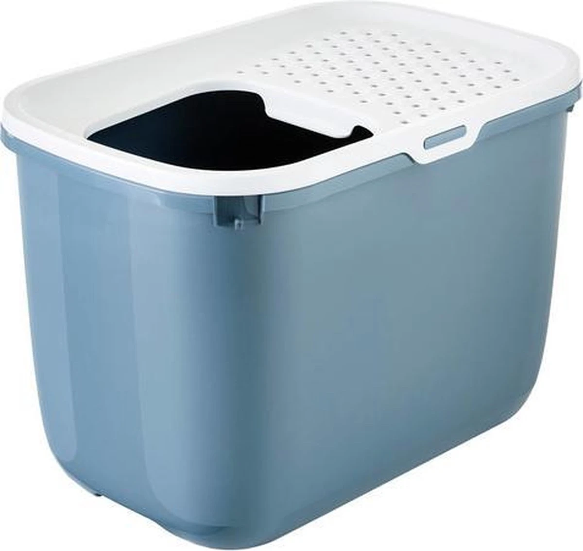 Savic Hop In Kattenbak - Steenblauw/wit 9 Savic Hop In Kattenbak - Steenblauw/wit - Afbeelding 7