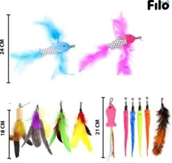 Filo Kattenhengel Set + 12 Kattenspeeltjes – Speelhengels Interactief Kattenspeelgoed – Hengel Kattenspeeltje Kittens - Speelgoed Speelhengel Vis Kat En Kitten 13 Filo Kattenhengel Set + 12 Kattenspeeltjes – Speelhengels Interactief Kattenspeelgoed – Hengel Kattenspeeltje Kittens - Speelgoed Speelhengel Vis Kat En Kitten -Katten Benodigdheden Winkel 1200x1137 11