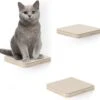 Navaris Katten Klimmuur 3 Tredes - 18 X 18 X 1,5 Cm Per Plankje - Katten Klimwand Van Hout - Inclusief Bevestigingsmateriaal -Katten Benodigdheden Winkel 1200x1142 6
