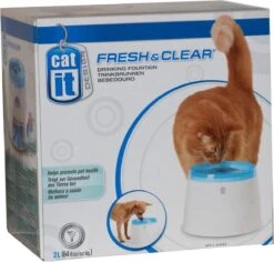 Catit Fresh And Clear - Drinkfontein Kat - Blauw /Wit - 2 L -Katten Benodigdheden Winkel 1200x1145 4