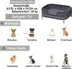 PawHut Hondenbank Met Rugleuning Huisdierenbank Met Metalen Poten Hondenbed Kattenbank D04-157 22 PawHut Hondenbank Met Rugleuning Huisdierenbank Met Metalen Poten Hondenbed Kattenbank D04-157 -Katten Benodigdheden Winkel 1200x1154 5