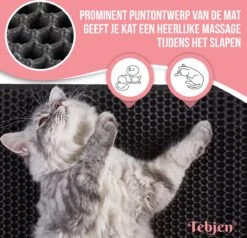 TEBJEN Kattenbakmat – Kattenbak Mat Grit Opvanger - Schoonloop Katten Mat – Dubbele Waterdichte Laag – Uitloopmat Kattenbak – Kattenbak Accessoires - Met Speelgoedmuisje En Schepje - 40x50cm 22 TEBJEN Kattenbakmat – Kattenbak Mat Grit Opvanger - Schoonloop Katten Mat – Dubbele Waterdichte Laag – Uitloopmat Kattenbak – Kattenbak Accessoires - Met Speelgoedmuisje En Schepje - 40x50cm -Katten Benodigdheden Winkel 1200x1156 7