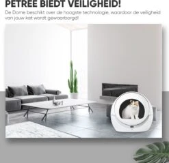 Petree Dome- Zelfreinigende Kattenbak - Automatisch - Katten - Anti-geur - 60 X 35 X 60 Cm 12 Petree Dome- Zelfreinigende Kattenbak - Automatisch - Katten - Anti-geur - 60 X 35 X 60 Cm -Katten Benodigdheden Winkel 1200x1159 29