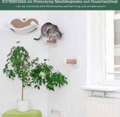 Pfotenolymp® Kattenklimwand - Wandmontage - 22 X 6 Cm - 2 Klimtreden Voor Klimlandschap - Klimboom - Klimwand Voor Katten Met Sisal -Katten Benodigdheden Winkel 1200x1169 2