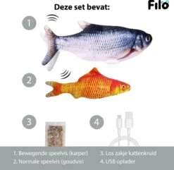 Filo Elektrisch Kattenspeeltje Bewegende Vis 30CM Met Kattenkruid + Goudvis 20CM - Interactief Speelgoed Katten - Elektronisch Kattenspeelgoed - Dansende Elektrische Speelvis Kat - Kattenspeeltjes Intelligentie - Speelgoed Kittens - Speeltjes Kitten 16 Filo Elektrisch Kattenspeeltje Bewegende Vis 30CM Met Kattenkruid + Goudvis 20CM - Interactief Speelgoed Katten - Elektronisch Kattenspeelgoed - Dansende Elektrische Speelvis Kat - Kattenspeeltjes Intelligentie - Speelgoed Kittens - Speeltjes Kitten -Katten Benodigdheden Winkel 1200x1170 13