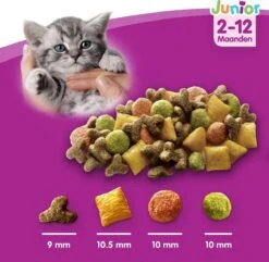 Whiskas Junior - Kattenbrokken - Kip - Zak 6 X 1,9 Kg -Katten Benodigdheden Winkel 1200x1172 6