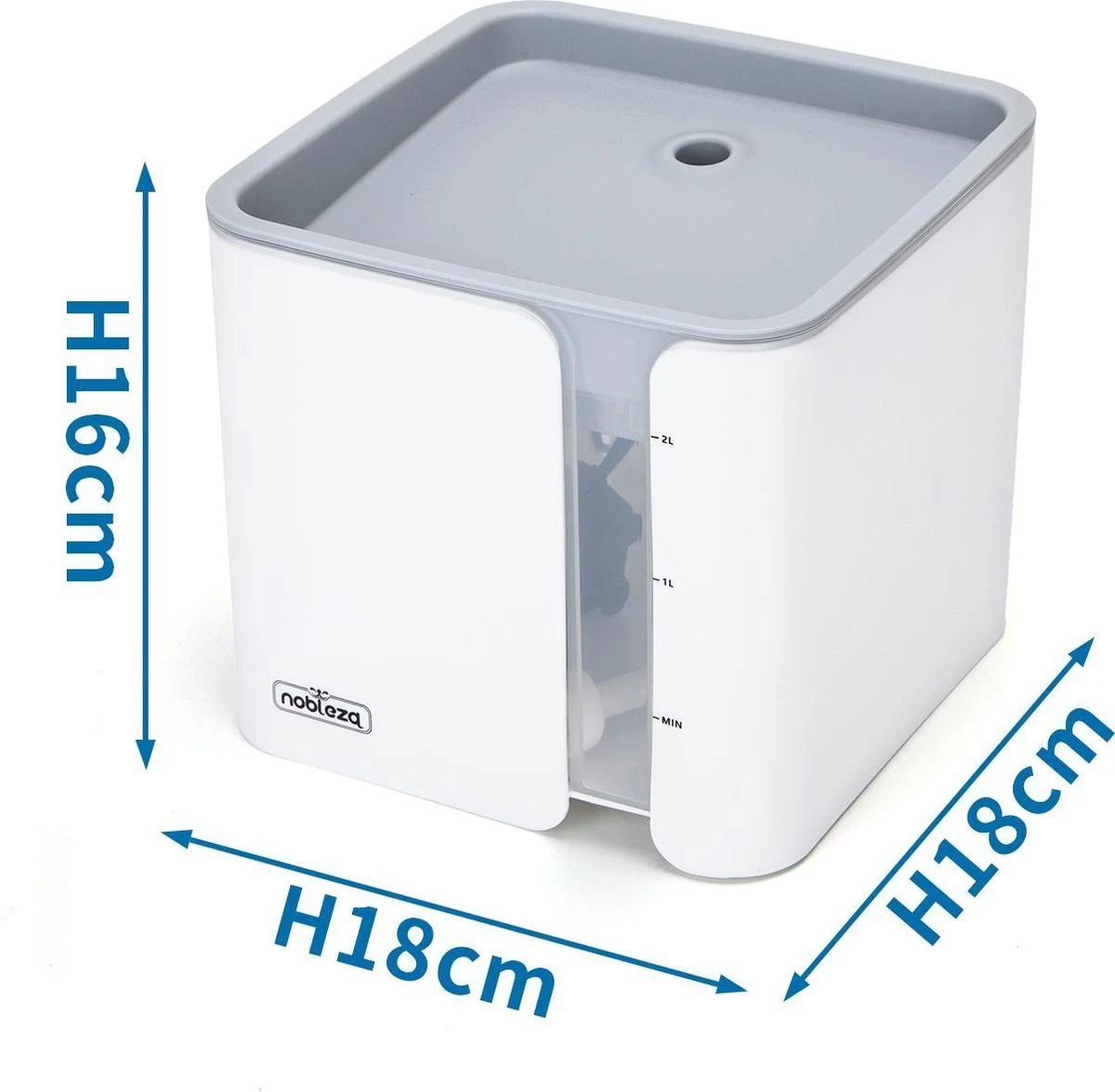 Nobleza USB Drinkfontein Voor Hond/Kat - 2L - Incl. 2 Filters - Wit 11 Nobleza USB Drinkfontein Voor Hond/Kat - 2L - Incl. 2 Filters - Wit - Afbeelding 9