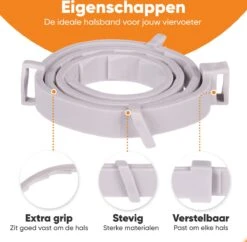 Nafurapets Vlooienband Voor Hond – Anti Vlooien – Teken Band – 100% Natuurlijk – 8 Maanden Bescherming – Grote & Kleine Hond -Katten Benodigdheden Winkel 1200x1177 5