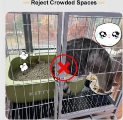 Merkloos XXL Premium Kattenkooi Met Kattenbak 2-laags Kattenkooien Voor Binnen - Grote Opvouwbare Kattenren - Kattenbench Kat Bench - Zwart Dierenverblijf 11 Merkloos XXL Premium Kattenkooi Met Kattenbak 2-laags Kattenkooien Voor Binnen - Grote Opvouwbare Kattenren - Kattenbench Kat Bench - Zwart Dierenverblijf -Katten Benodigdheden Winkel 1200x1177 7