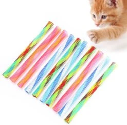 Merkloos Katten Boinks Springveren (10 Stuks) - Kattenspeelgoed – Kattenspeeltjes - Speelgoed Voor Katten Veertjes - Kitten Speeltjes Springveertjes – Kattenveertjes - Kat Speeltje Springveer | Diverse Kleuren -Katten Benodigdheden Winkel 1200x1179 11