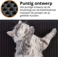 Behave Kattenbakmat - Dubbele Laag - Honingraatdesign - Waterdicht - Katten Grit Opvanger - Schoonloopmat - Kattenbak Mat - Zwart - 45*60 Cm 16 Behave Kattenbakmat - Dubbele Laag - Honingraatdesign - Waterdicht - Katten Grit Opvanger - Schoonloopmat - Kattenbak Mat - Zwart - 45*60 Cm -Katten Benodigdheden Winkel 1200x1179 12