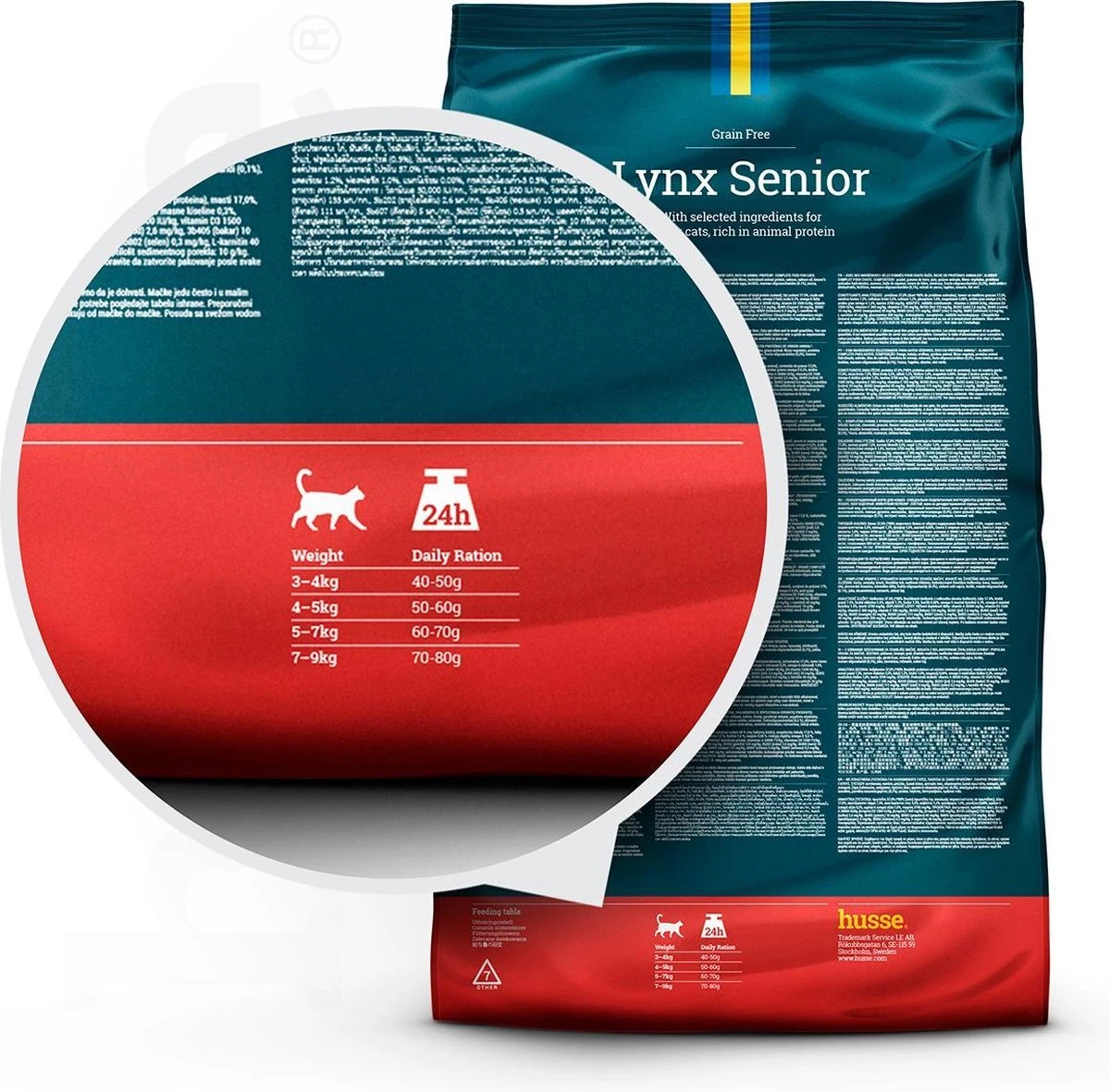 Husse Opus Lynx Senior Graanvrij Kattenvoer - 7 Kg 4 Husse Opus Lynx Senior Graanvrij Kattenvoer - 7 Kg - Afbeelding 2