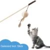 Katten Speeltjes Katten Speelgoed Kattenspeeltjes Katten Hengel Bal – Wit Bruin -Katten Benodigdheden Winkel 1200x1185 12