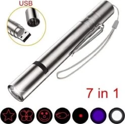 Laserpen - Oplaadbaar Met USB - Rode Laser - RVS Zilver - UV - Zaklamp - LED - Kat - Katten Speeltjes - Kattenspeelgoed - 7 Verschillende Standen 21 Laserpen - Oplaadbaar Met USB - Rode Laser - RVS Zilver - UV - Zaklamp - LED - Kat - Katten Speeltjes - Kattenspeelgoed - 7 Verschillende Standen -Katten Benodigdheden Winkel 1200x1185 14
