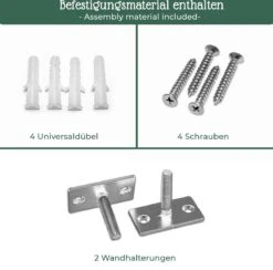 Pfotenolymp® Kattenklimwand - Wandmontage - 22 X 6 Cm - 2 Klimtreden Voor Klimlandschap - Klimboom - Klimwand Voor Katten Met Sisal -Katten Benodigdheden Winkel 1200x1185 15