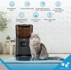 Pretty Paws PP005 Wifi Voerautomaat Zwart - Automatische Voerbak - Slimme Voerautomaat Met App - Instelbaar Voedingsschema - WIFI -Katten Benodigdheden Winkel 1200x1190 12