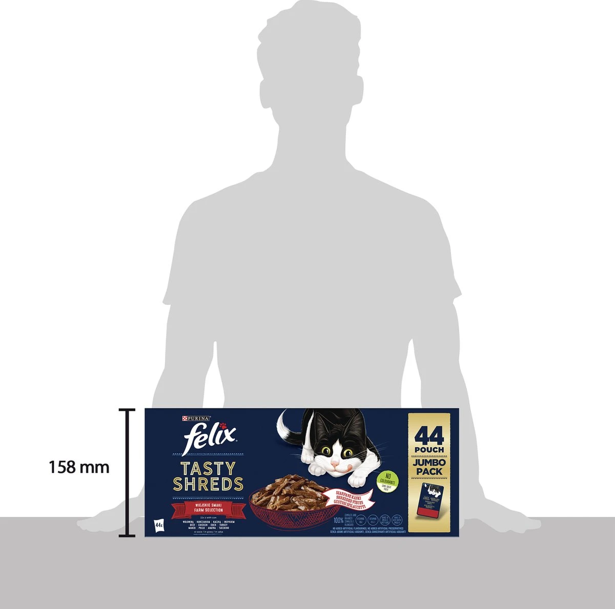 Felix Heerlijke Reepjes Farm Selectie - Katten Natvoer - 44 X 80g 5 Felix Heerlijke Reepjes Farm Selectie - Katten Natvoer - 44 X 80g - Afbeelding 3