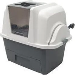 Catit Kattenbak - Incl. 4 Afvalzakken - Grijs/Wit - 67 X 48 X 46 Cm -Katten Benodigdheden Winkel 1200x1194 2