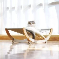 OEM 2 In 1 Multifunctionele Kat Hangmatten Bed Seat Stoel Schudbaar Ademend Anti Slip Kat Huis Thuis Lounger Stabiele Hout Shaker -Katten Benodigdheden Winkel 1200x1195 11