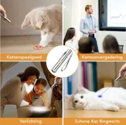 DOWO® - Laserpen - USB Oplaadbaar - Kattenspeeltjes - 7 Verschillende Standen - Laserlampje - RVS Zilver - Laser Pointer 14 DOWO® - Laserpen - USB Oplaadbaar - Kattenspeeltjes - 7 Verschillende Standen - Laserlampje - RVS Zilver - Laser Pointer -Katten Benodigdheden Winkel 1200x1197 15
