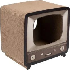 District 70 TELLY - Retro TV Krabmeubel - Instagrammable Kartonnen TV Voor Katten - 39 X 27 X 37 Cm 15 District 70 TELLY - Retro TV Krabmeubel - Instagrammable Kartonnen TV Voor Katten - 39 X 27 X 37 Cm -Katten Benodigdheden Winkel 1200x1197 9