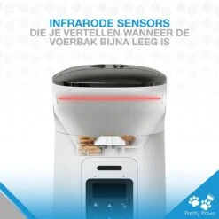 Pretty Paws PP002 Professionele Automatische Voerbak Kat- Stemrecorder - Voerautomaat - Katten Voerbak - Minimalistisch -Katten Benodigdheden Winkel 1200x1199 25