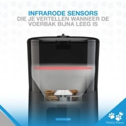 Pretty Paws PP005 Wifi Voerautomaat Zwart - Automatische Voerbak - Slimme Voerautomaat Met App - Instelbaar Voedingsschema - WIFI -Katten Benodigdheden Winkel 1200x1199 30