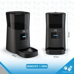 Pretty Paws PP005 Wifi Voerautomaat Zwart - Automatische Voerbak - Slimme Voerautomaat Met App - Instelbaar Voedingsschema - WIFI -Katten Benodigdheden Winkel 1200x1199 32