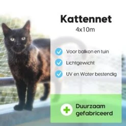 Kattennet Voor Balkon 4 X 10 M - Kattennet - Katten Gaas - Zwart 12 Kattennet Voor Balkon 4 X 10 M - Kattennet - Katten Gaas - Zwart -Katten Benodigdheden Winkel 1200x1200 1004