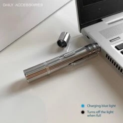 Merkloos Laserpen - Daily Accessoires - USB Oplaadbaar - Kattenspeeltjes - Laserlampje - 7 Verschillende Standen - RVS Zilver - Zaklamp - UV Lamp – Kattenspeelgoed -Katten Benodigdheden Winkel 1200x1200 1092