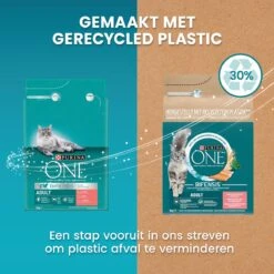 Purina ONE Adult - Kattenvoer Zalm & Volkoren Granen - 3kg -Katten Benodigdheden Winkel 1200x1200 110