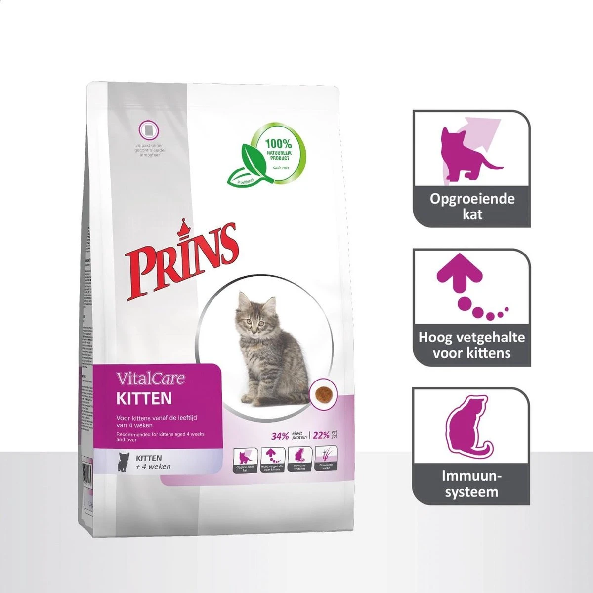Prins VitalCare Kitten 5 Kg - Kat 12 Prins VitalCare Kitten 5 Kg - Kat - Afbeelding 10