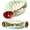 AYOO® Kattentunnel - Kattenmand - Kattenbed - Kattenkussen - Kattenhuis - Speeltunnel Kat - Kattentunnel Met Kattenmand - Poezenmand - Konijnentunnel - Groen -Katten Benodigdheden Winkel 1200x1200 1186