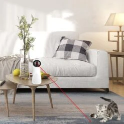 Merkloos Automatisch Kattenspeeltje Laser Intelligent Interactief Voor Katten – Laser Kat – 3 Verschillende Standen – Incl. Oplaadkabel – Geruisloze Motor -Katten Benodigdheden Winkel 1200x1200 1203