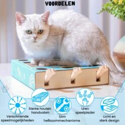 Sla De Mol Kattenspeeltje - Katten Speelgoed - Kattenspeelgoed - Kattenspeeltjes - Kattenspeeltjes Intelligentie - Kattenspeelgoed Intelligentie -Katten Benodigdheden Winkel 1200x1200 1221