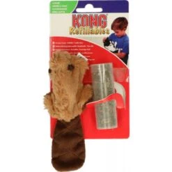 Kong Kat Catnip Bever - Speelmuis - Bruin - 3,8 X 4,5 X 4,2 -Katten Benodigdheden Winkel 1200x1200 1274