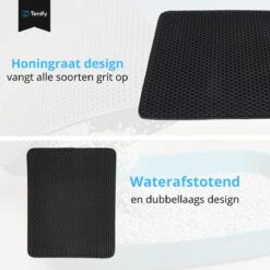 Tenify Kattenbakmat + Extra Kattenbak Schepje - 40 X 50 Cm - Waterdicht - Dubbele Laag - Honingraatstructuur - Uitloopmat - Mat 14 Tenify Kattenbakmat + Extra Kattenbak Schepje - 40 X 50 Cm - Waterdicht - Dubbele Laag - Honingraatstructuur - Uitloopmat - Mat -Katten Benodigdheden Winkel 1200x1200 1340