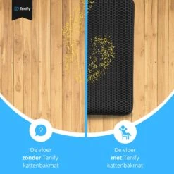 Tenify Kattenbakmat + Extra Kattenbak Schepje - 40 X 50 Cm - Waterdicht - Dubbele Laag - Honingraatstructuur - Uitloopmat - Mat 21 Tenify Kattenbakmat + Extra Kattenbak Schepje - 40 X 50 Cm - Waterdicht - Dubbele Laag - Honingraatstructuur - Uitloopmat - Mat -Katten Benodigdheden Winkel 1200x1200 1346