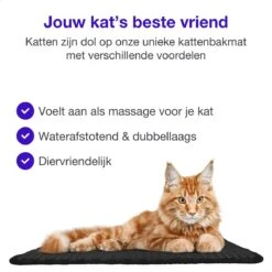 SIMU Lifestyle - Kattenbakmat - Grit Opvanger - Dubbele Laag - Waterdicht - Zwart - 50x40 Cm -Katten Benodigdheden Winkel 1200x1200 1383