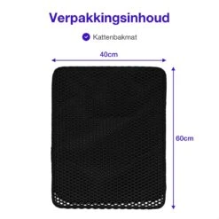 SIMU Lifestyle - Kattenbakmat - Grit Opvanger - Dubbele Laag - Waterdicht - Zwart - 50x40 Cm -Katten Benodigdheden Winkel 1200x1200 1385