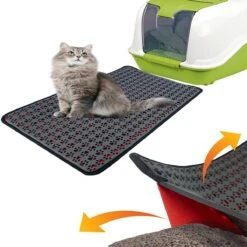 SiRaC - Kattenbakmat - Dubbele Laag Matten- Rood -Katten Benodigdheden Winkel 1200x1200 1412